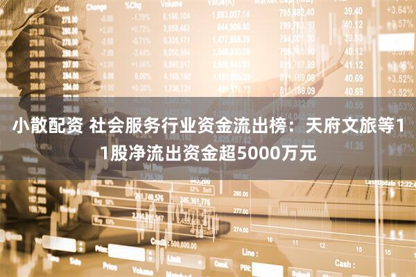 小散配资 社会服务行业资金流出榜：天府文旅等11股净流出资金超5000万元